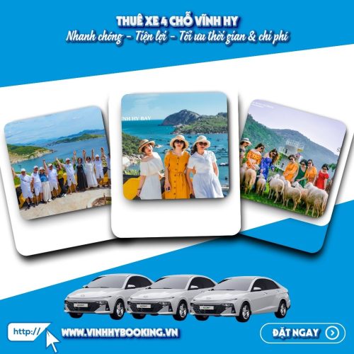 Dịch vụ cho thuê xe 4 chỗ tham quan Vĩnh Hy là lựa chọn tối ưu cho những ai muốn khám phá theo cách riêng